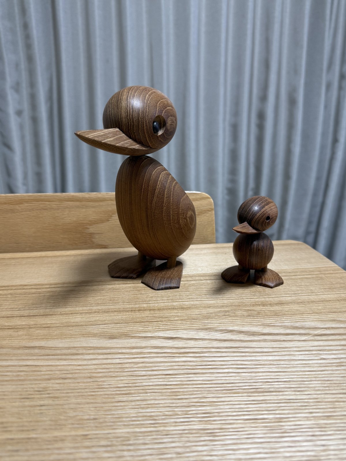 ハンス・ボーリングのダック(親鳥)とダックリング(子鳥)の2体